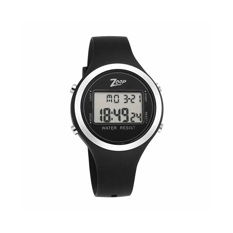 Zoop Titan 26024PP01 Digital Silicone Strap Unisex Kids Watch