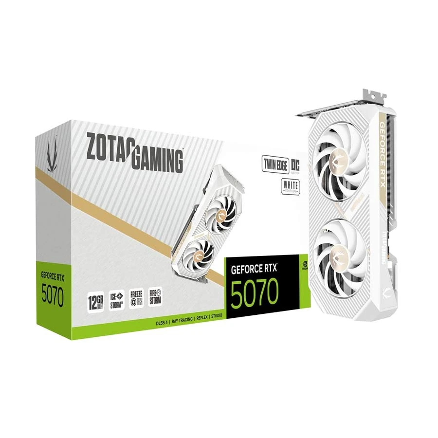 ZOTAC GAMING GeForce RTX 5070 Twin Edge OC Edition 12GB GDDR7 Graphics Card