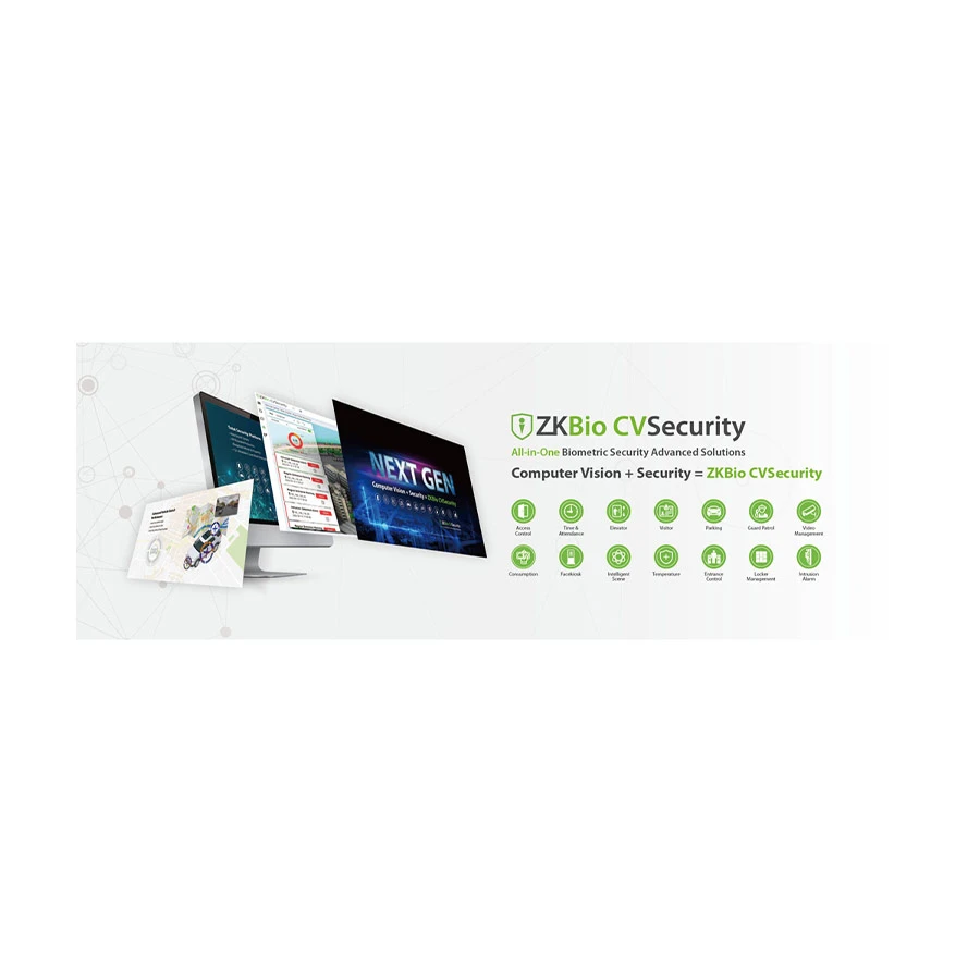 ZKTeco ZKBio CVSecurity AC and TA Enterprise Package 75 Doors Software License
