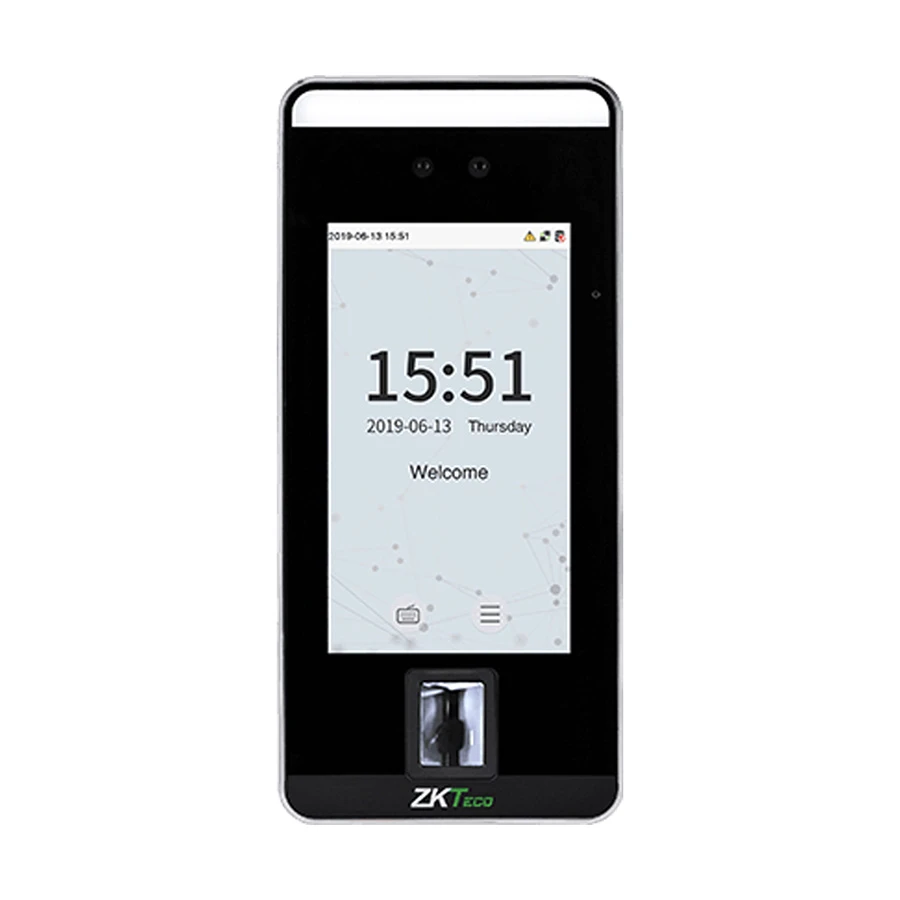 ZKTeco SpeedFace-V5L Multi-Biometric Time Attendance and Access Control Terminal without Adapter (WiFi)