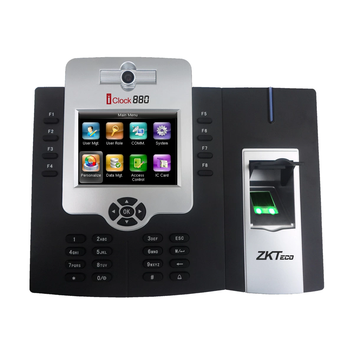 ZKTeco iClock880 Fingerprint Time Attendance & Access Control Terminal without Adapter
