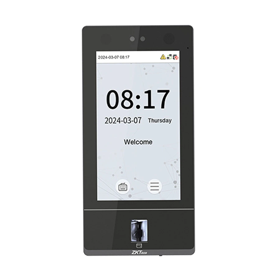 ZKTeco SenseFace 7A SIP-Ready Multi-Biometric Access Control AI Face Terminal with Wi-Fi & Video Intercom Capability (RFID Supported)