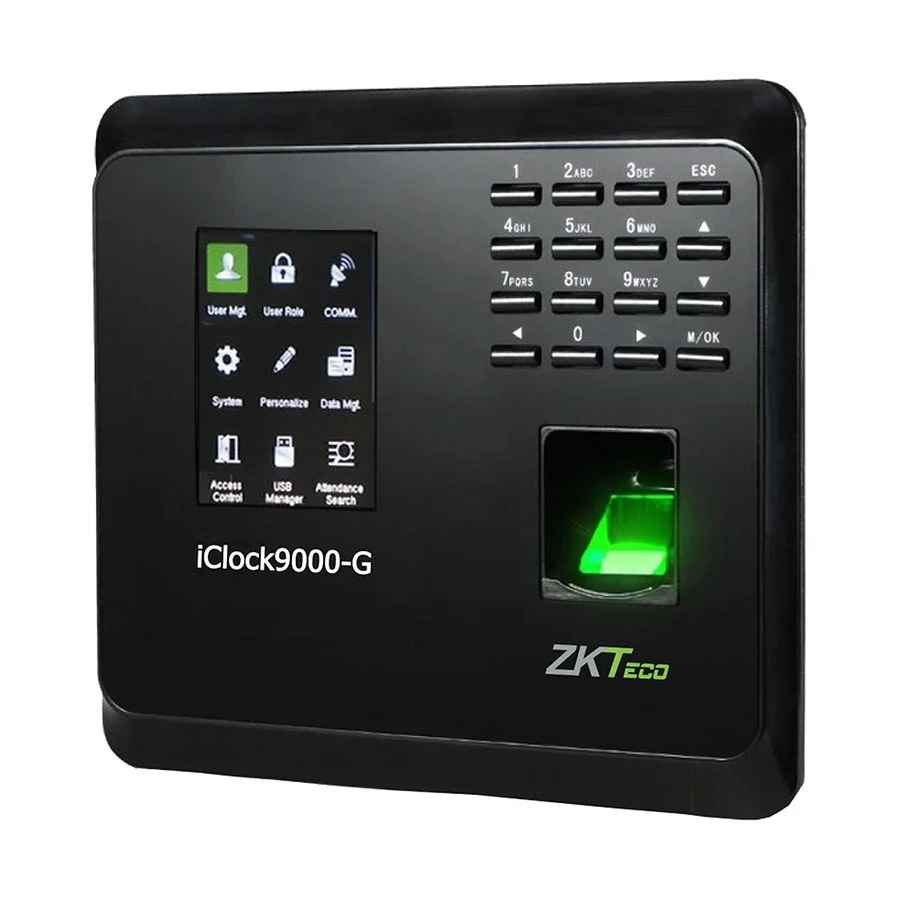 ZKTeco iClock9000-G Fingerprint Time Attendance & Access Control Terminal with Adapter