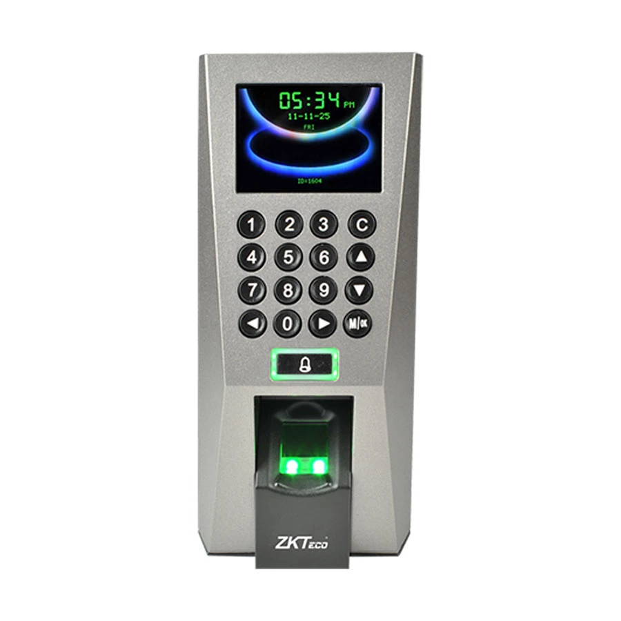 ZKTeco Fingerprint F18 Standalone Access Control and Time Attendance without Adapter