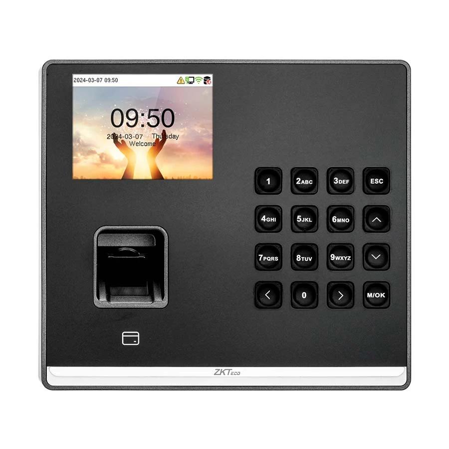 ZKTeco M2-LR Fingerprint Time Attendance & Access Control Terminal with Wi-Fi