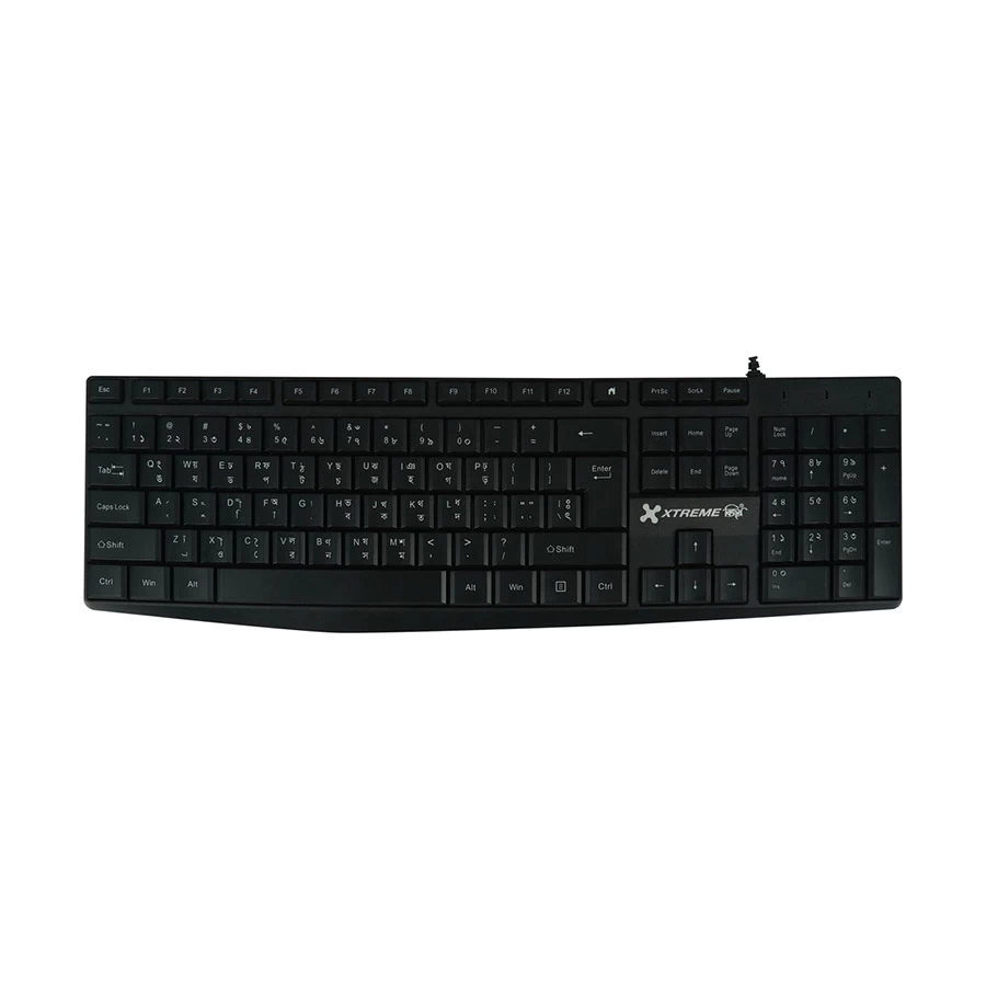 Xtreme KB600S Wired Keyboard with Bangla