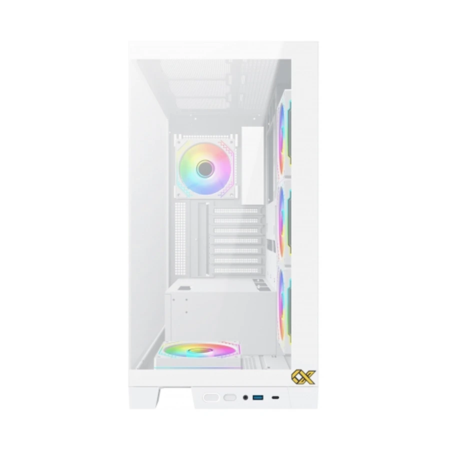 Xigmatek Endorphin Ultra Arctic Mid Tower ATX Gaming Desktop Case #EN41334