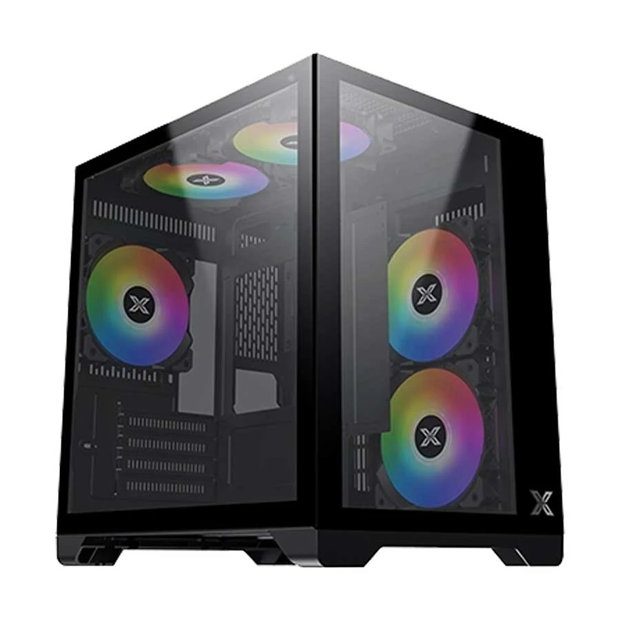 Xigmatek Aqua M ARGB Mini Tower Micro ATX Gaming Desktop Case #EN40078