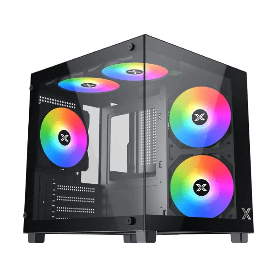 Xigmatek AQUA M NANO II Mesh Mini Tower Micro ATX Gaming Desktop Case