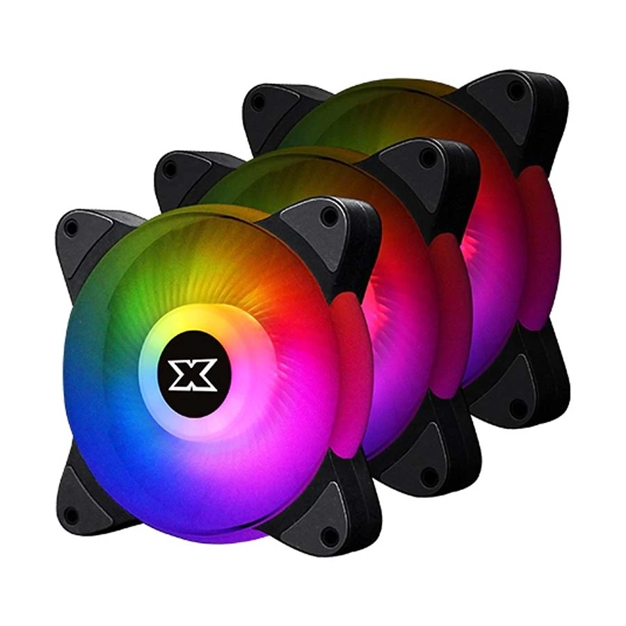 Xigmatek Galaxy III Essential ARGB 120mm (3 Pack) Casing Cooling Fan #EN45433