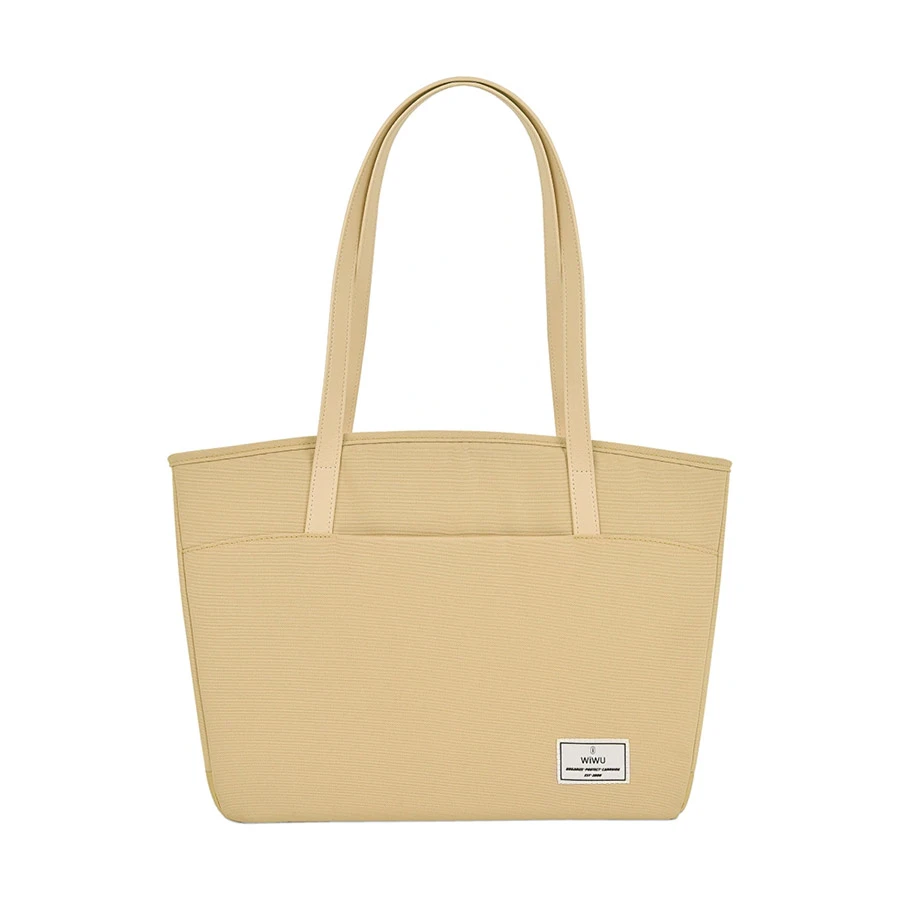 WiWU Ora Tote 14 inch Beige Laptop Bag for Lady