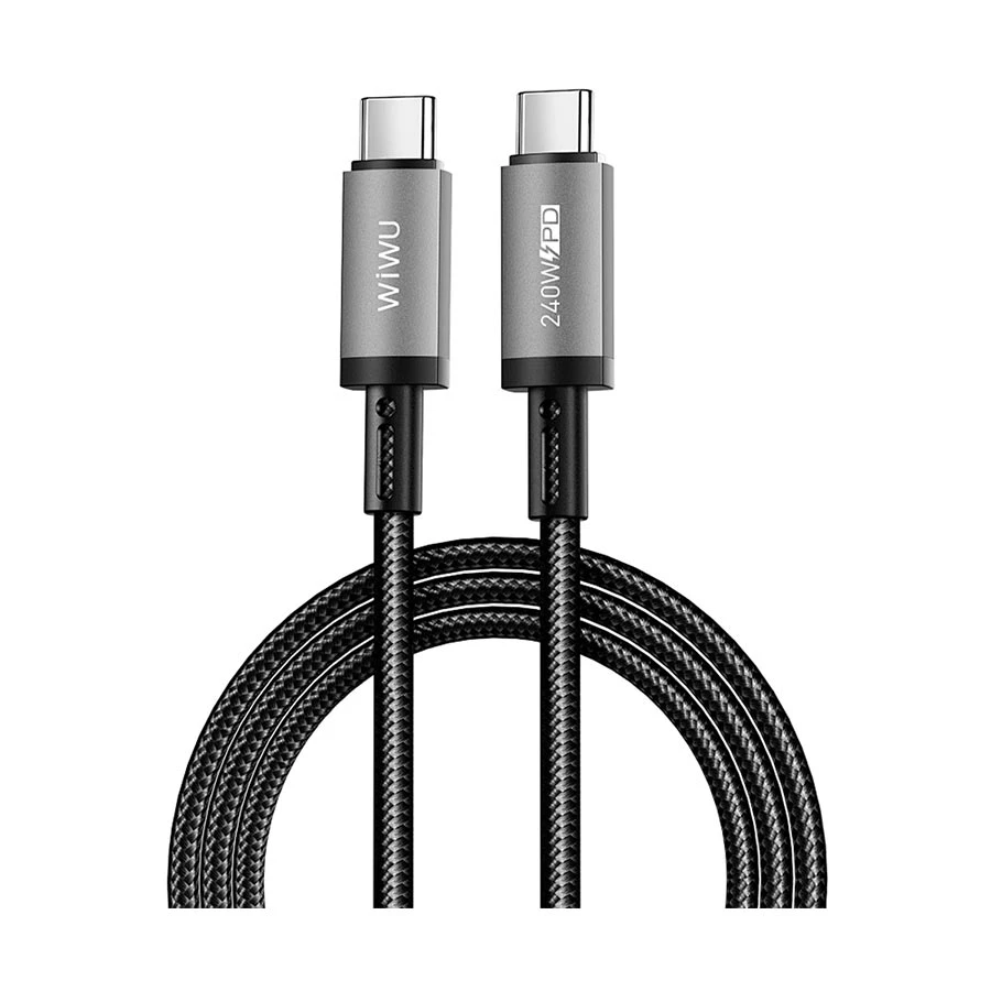 WiWU Titanlink USB Type-C Male to Male, 1.5 Meter, Charging & Data Cable #Wi-C058 (240W)