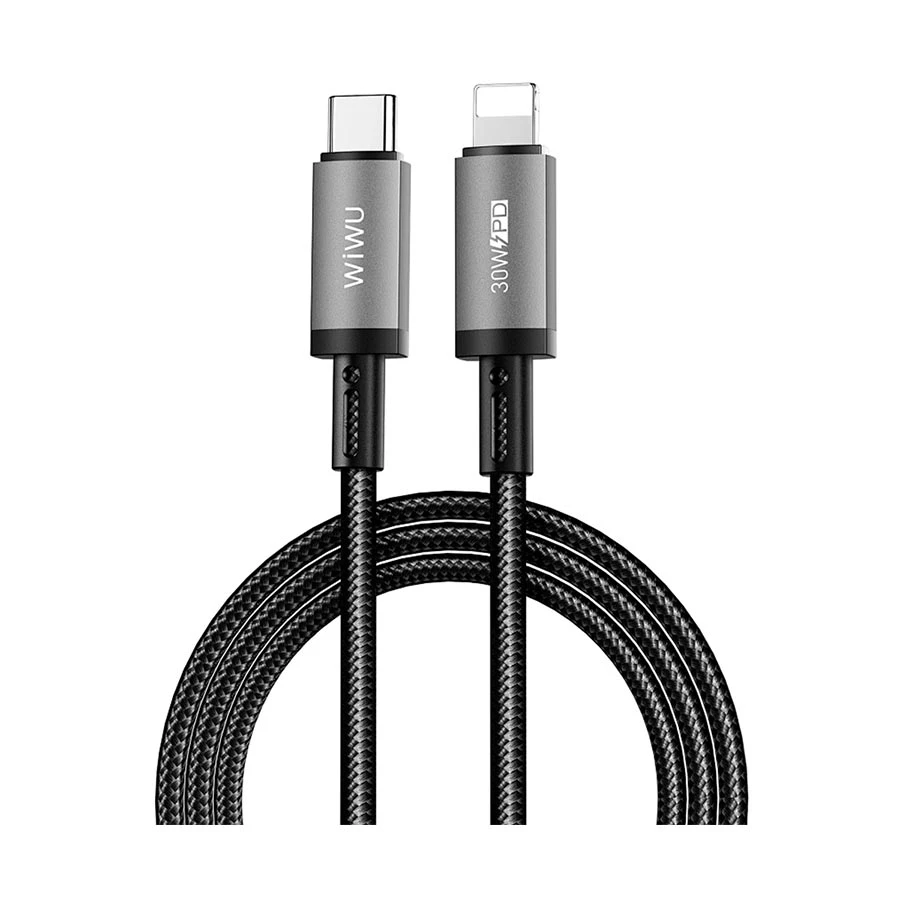 WiWU Titanlink USB Type-C Male to Lightning Male, 1 Meter, Charging & Data Cable #Wi-C056