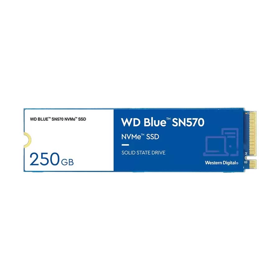 Western Digital SN570 250GB M.2 2280 PCIe Gen 3.0 x4 NVMe SSD #WDS250G3B0C