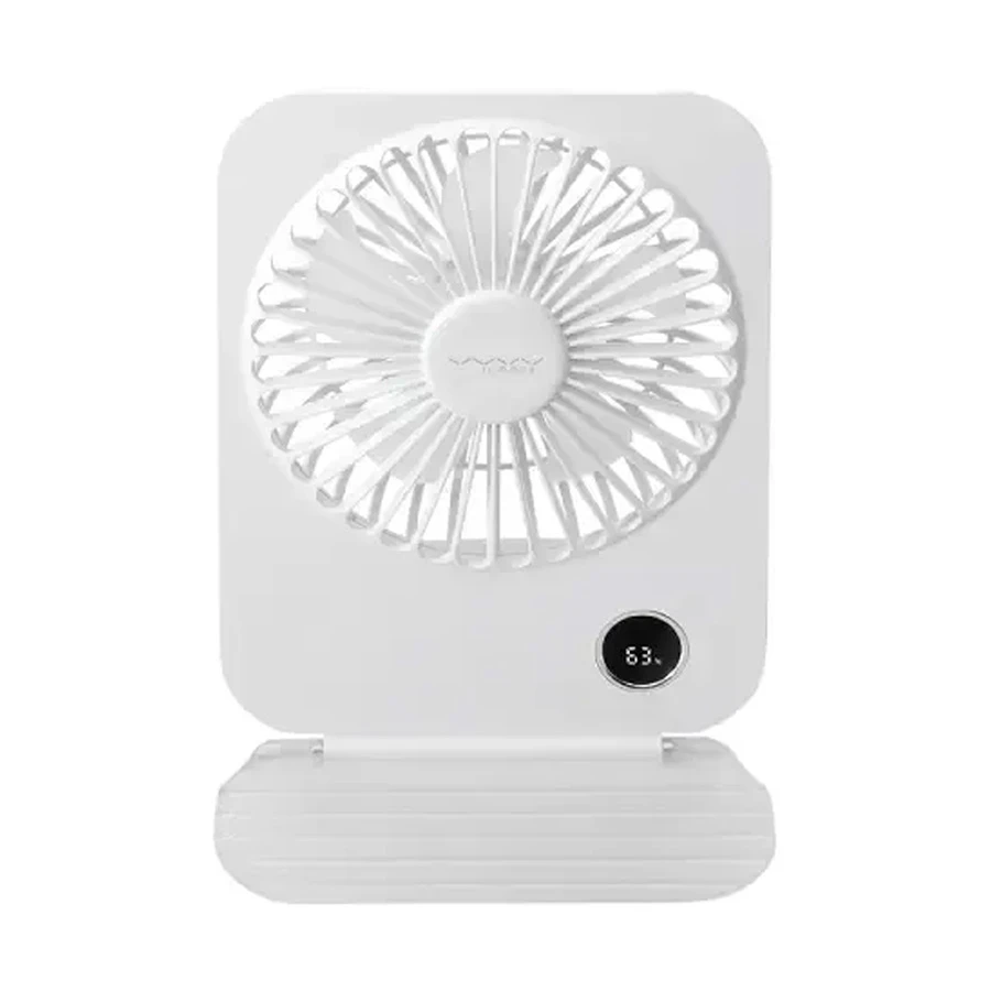 Vyvylabs D11 Mini Foldable Desktop Fan #VKD11-WH (1200mAh)