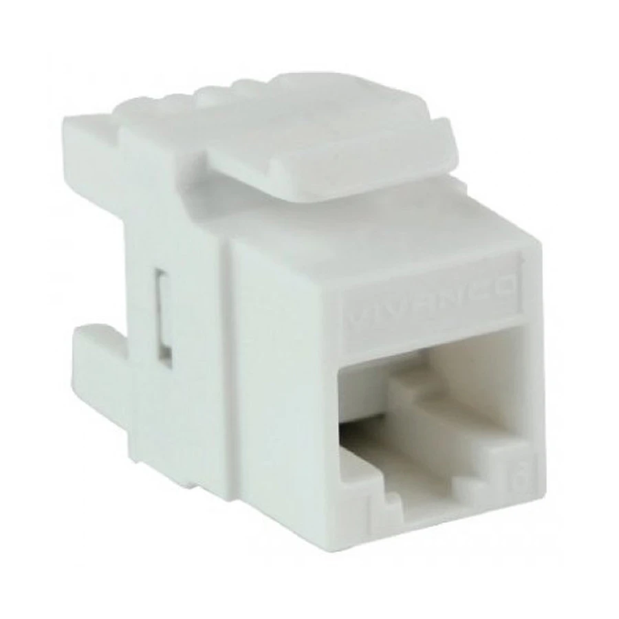 Vivanco Cat-6 Keystone Jack #VCCJUNF6K