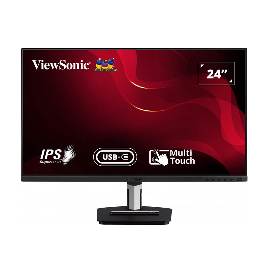 ViewSonic TD2455 24 Inch (23.8 Inch Viewable) FHD HDMI, Dual DP, USB, USB-C Professional Touch Monitor