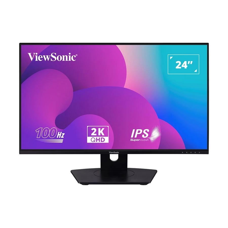 ViewSonic VX2480-2K-SHD-2 24 Inch (23.8 Inch Viewable) 2K QHD Display Dual HDMI, DP Professional Monitor