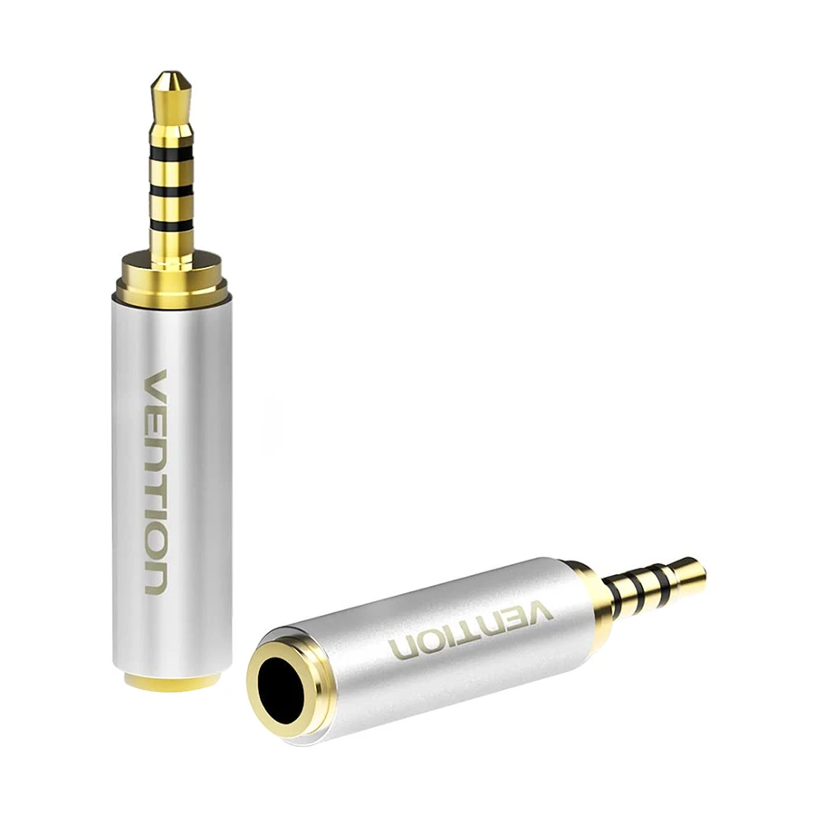 Vention VAB-S02 4 Pole 2.5mm Male to 3.5mm Female METAl Audio Converter # VAB-S02