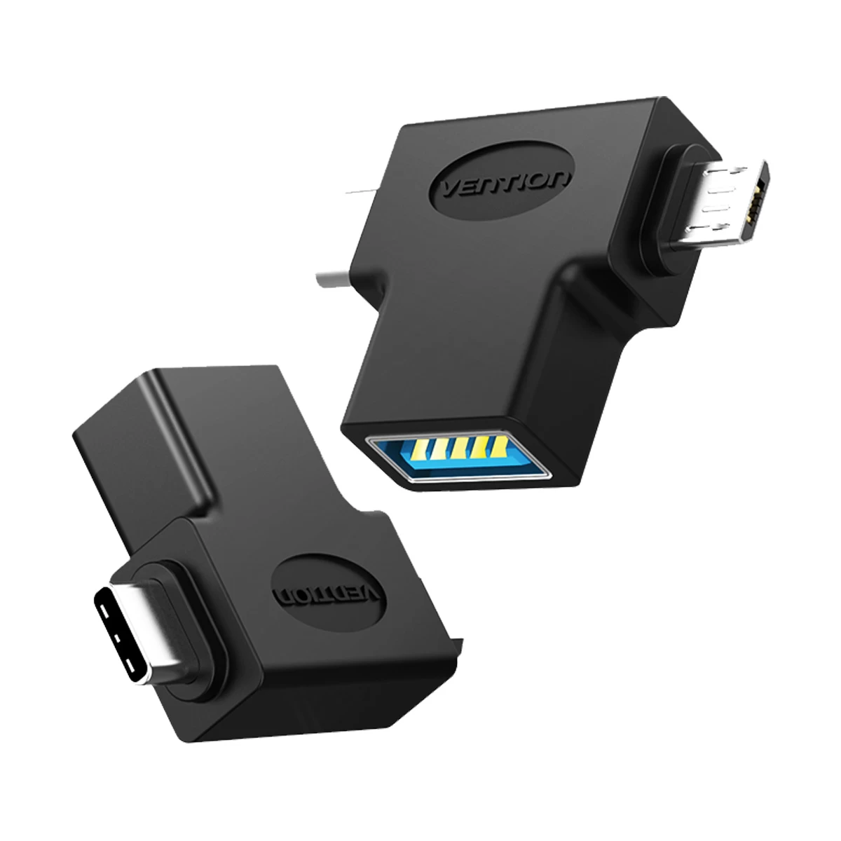 Vention CDIB0 USB Type-C & Micro USB Male to USB Female Converter #CDIB0