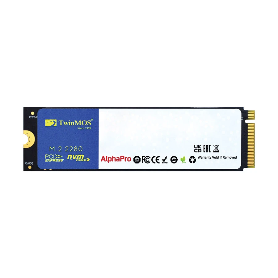 TwinMOS AlphaPro 512GB M.2 2280 PCIe 3.0 x4 NVMe Internal SSD #NVMe512GB2280AP-5Y