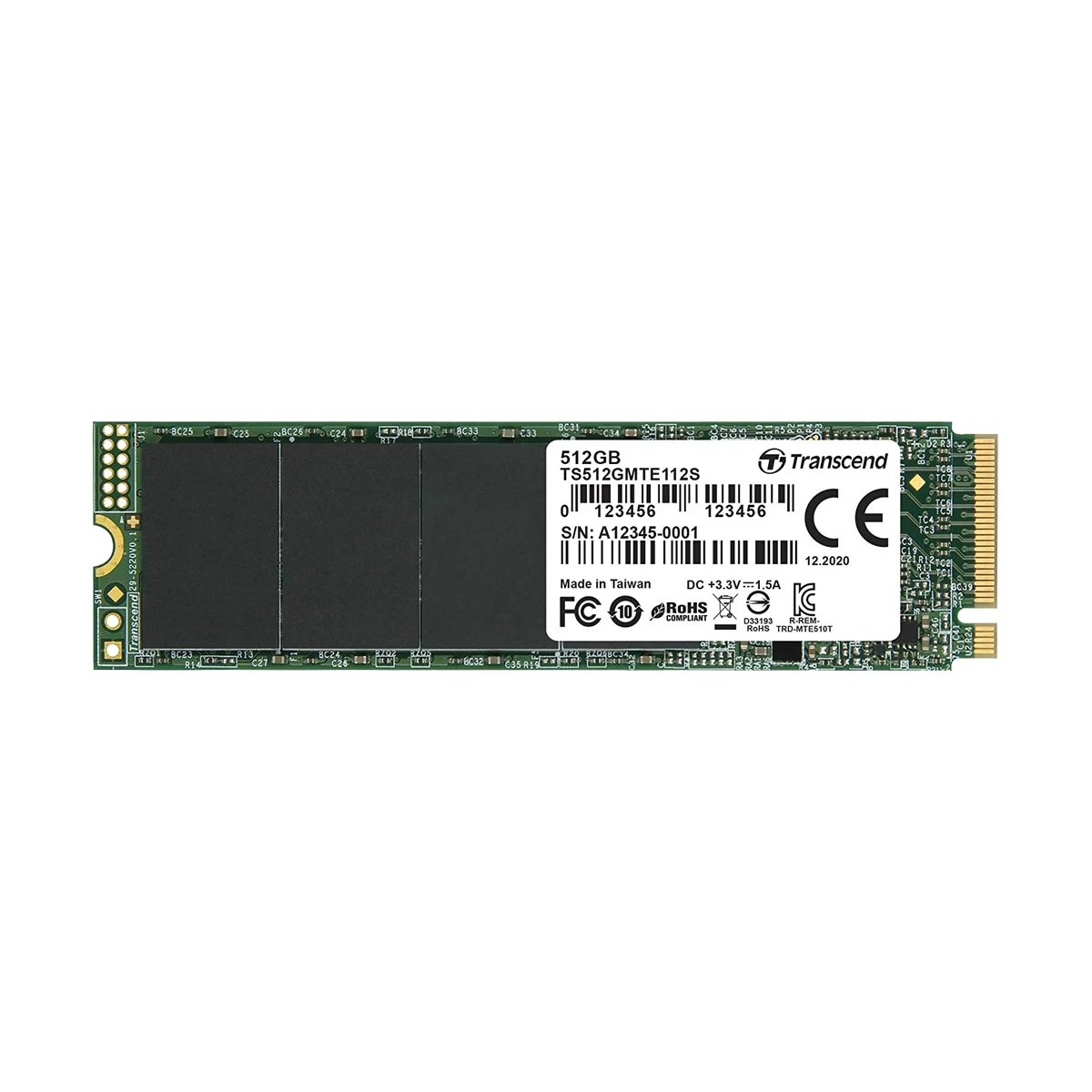 Transcend 112S 512GB M.2 2280 SSD Drive #TS512GMTE112S