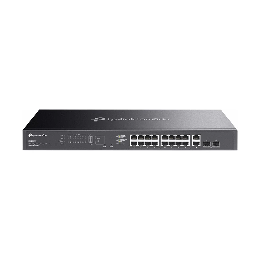 TP-Link Omada ES220GMP V1 20 Port Managed Desktop Switch