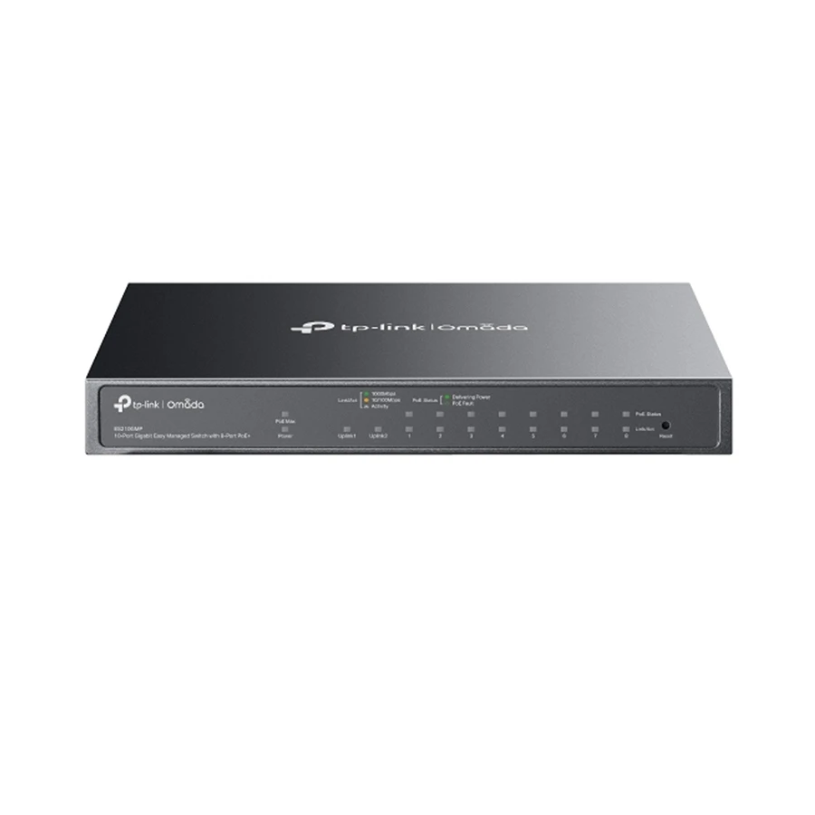 TP-Link Omada ES210GMP V1 10 Port Managed Desktop Switch