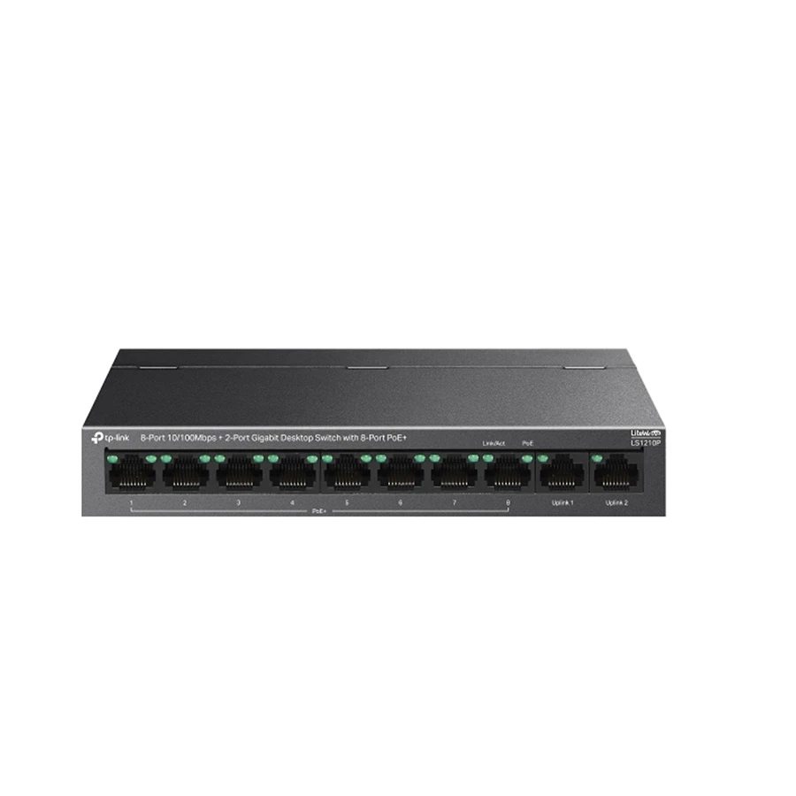 TP-Link LS1210P 10 Port Unmanaged Desktop Switch