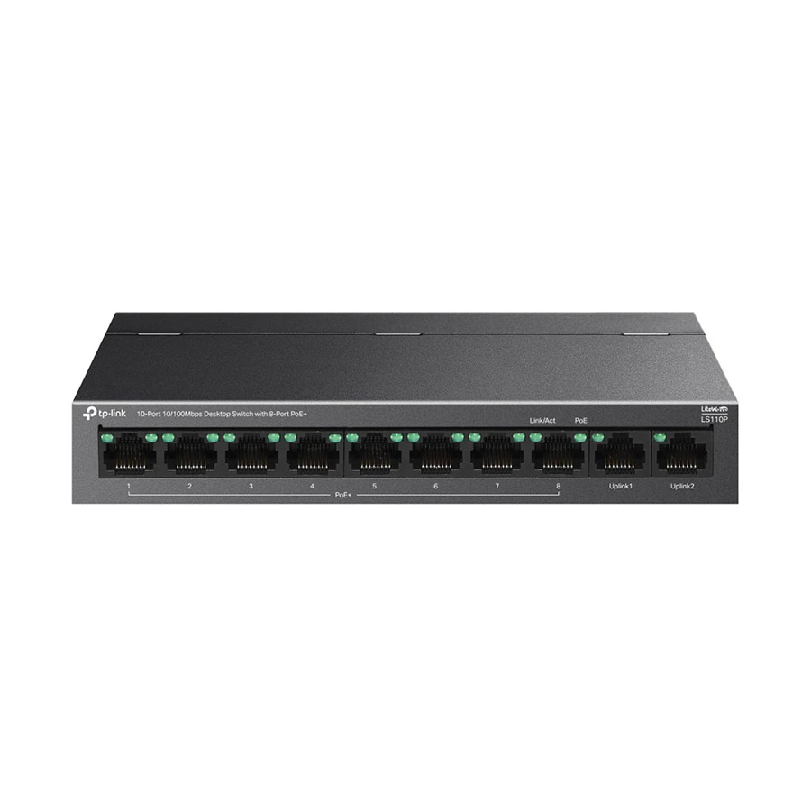 TP-Link TL-LS110P 10 Port Desktop Switch