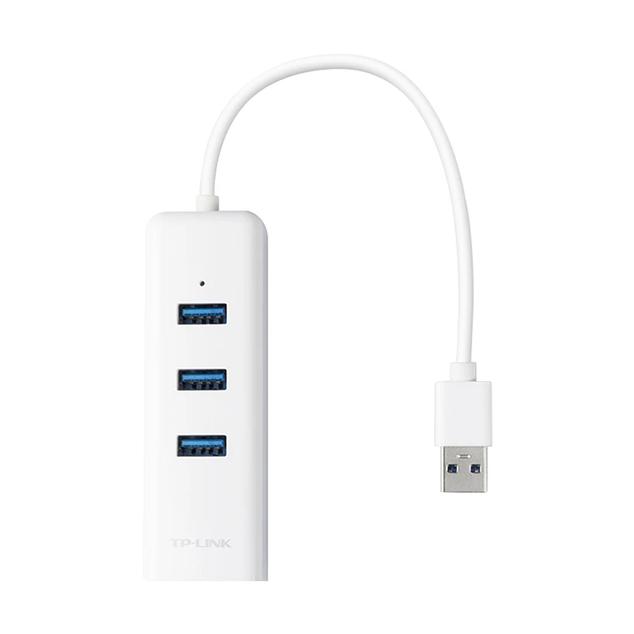 TP-Link USB Male to Tri USB & LAN Female Converter # UE330 V4