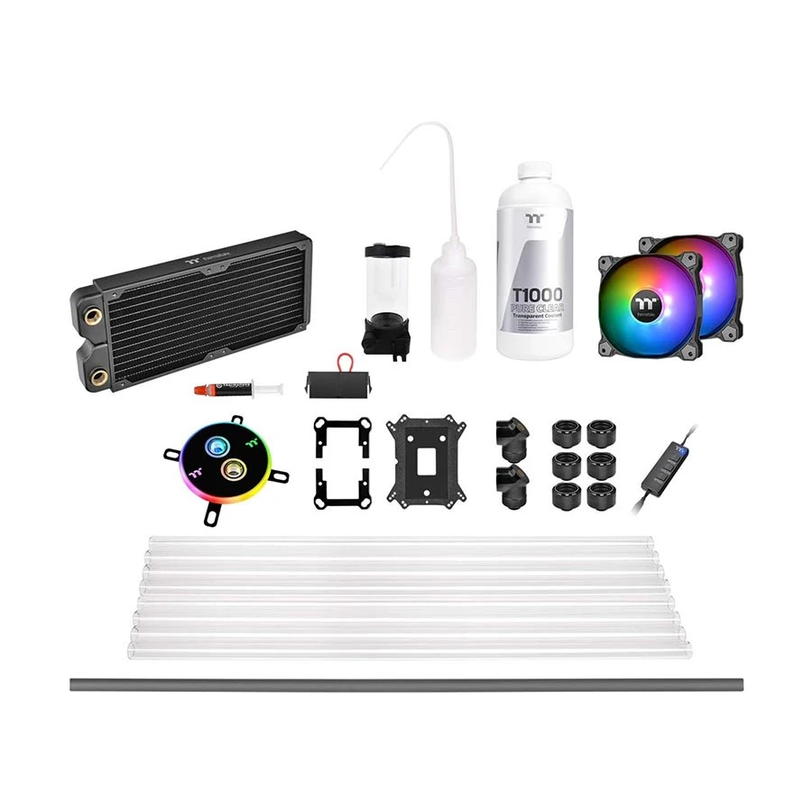 Thermaltake Pacific C240 DDC Hard Tube Liquid Cooling Kit #CL-W242-CU12SW-A