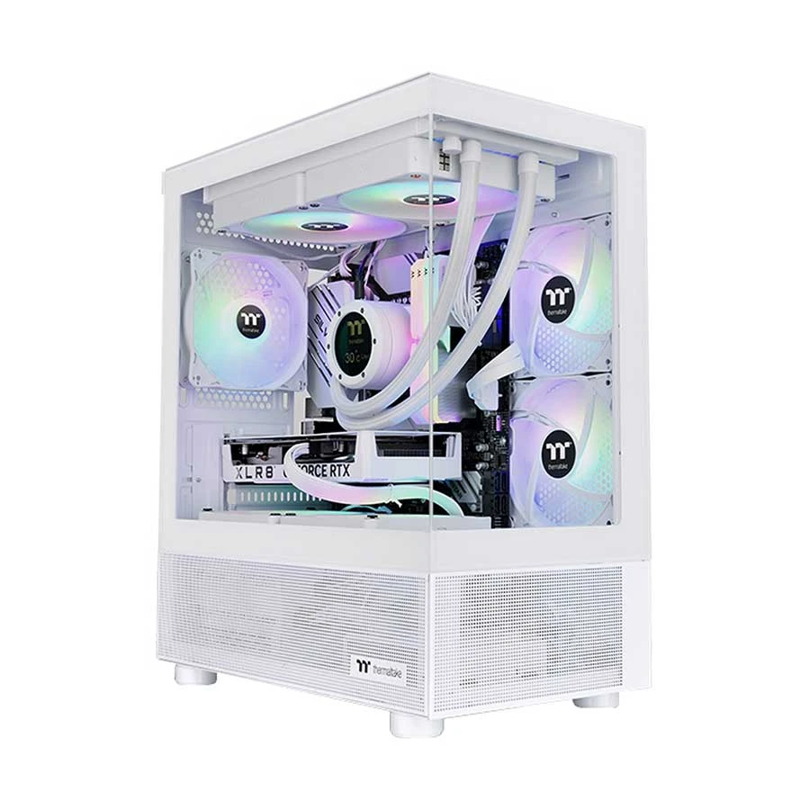 Thermaltake View 170 TG ARGB Mini Tower Snow M-ATX Gaming Desktop Case #CA-1Z4-00M6WN-00