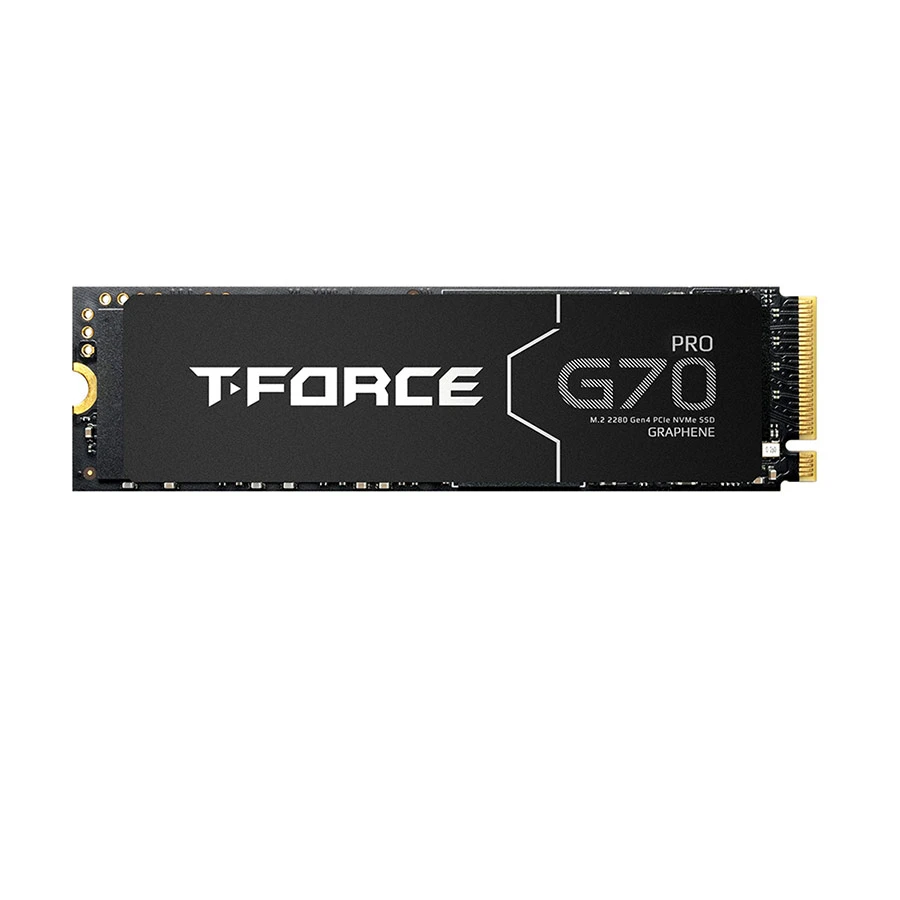 TEAM T-Force G70 Pro 4TB M.2 2280 PCIe Gen4x4 NVMe Gaming SSD with Aluminum Heatsink #TM8FFH004T0C128