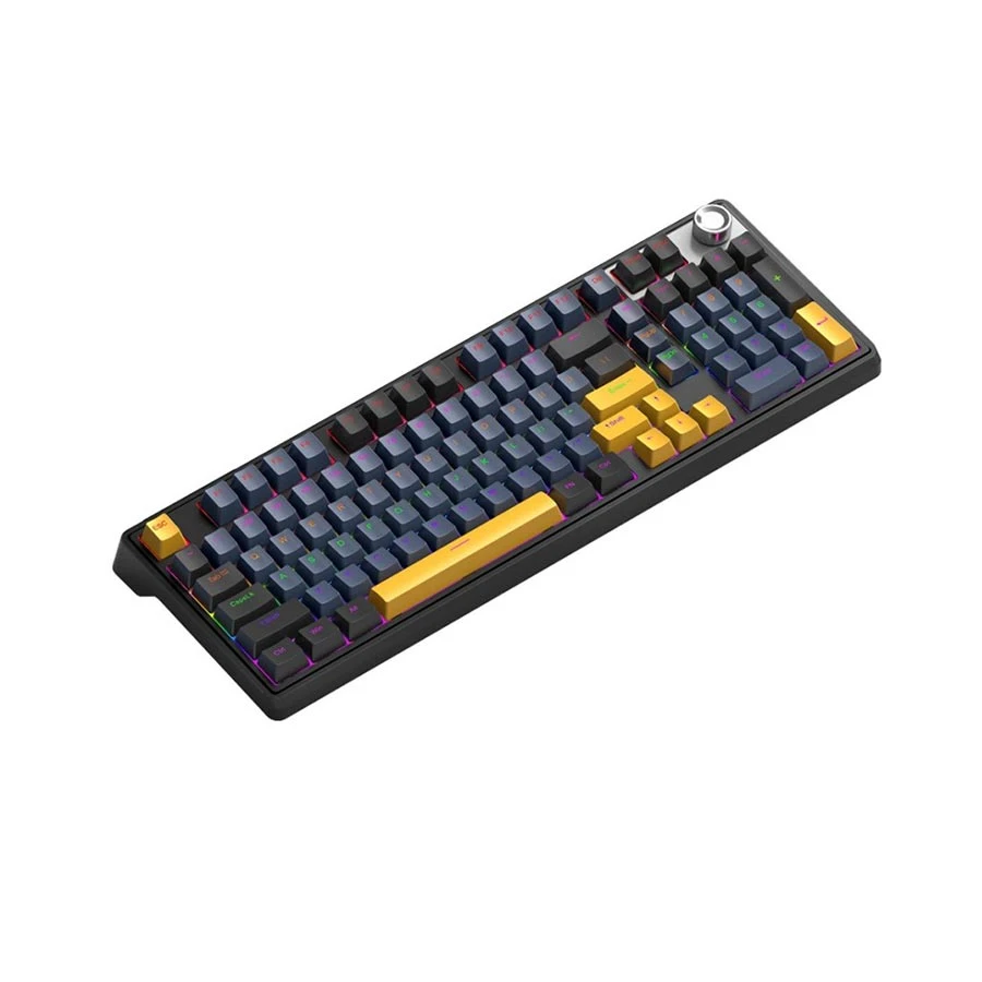 T-WOLF T78 RGB Tri Mode ( Switch) Black Mechanical Gaming Keyboard