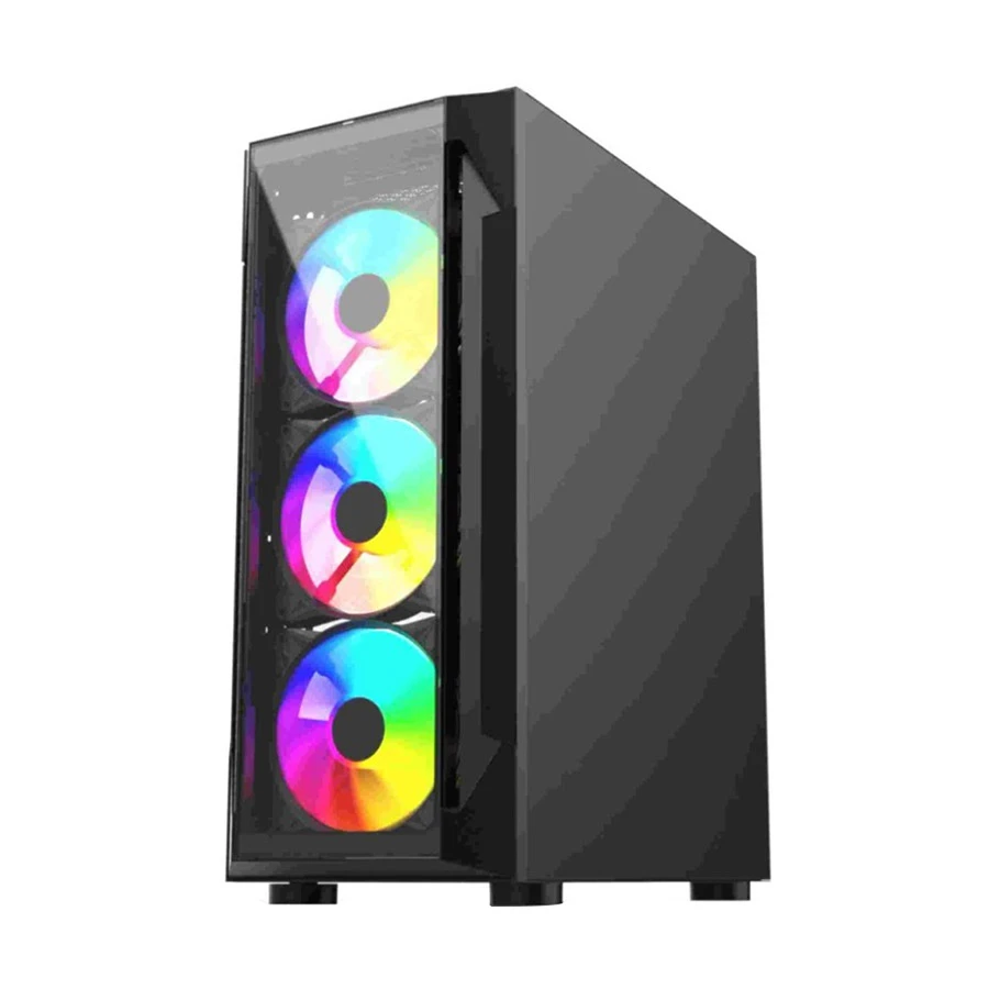 T-WOLF Platina ARGB Mid Tower ATX Gaming Desktop Case
