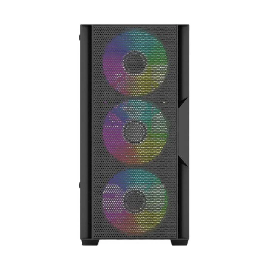 T-WOLF Phantom X4 Mini Tower (Tempered Glass Window) Micro-ATX Gaming Desktop Case with Standard PSU