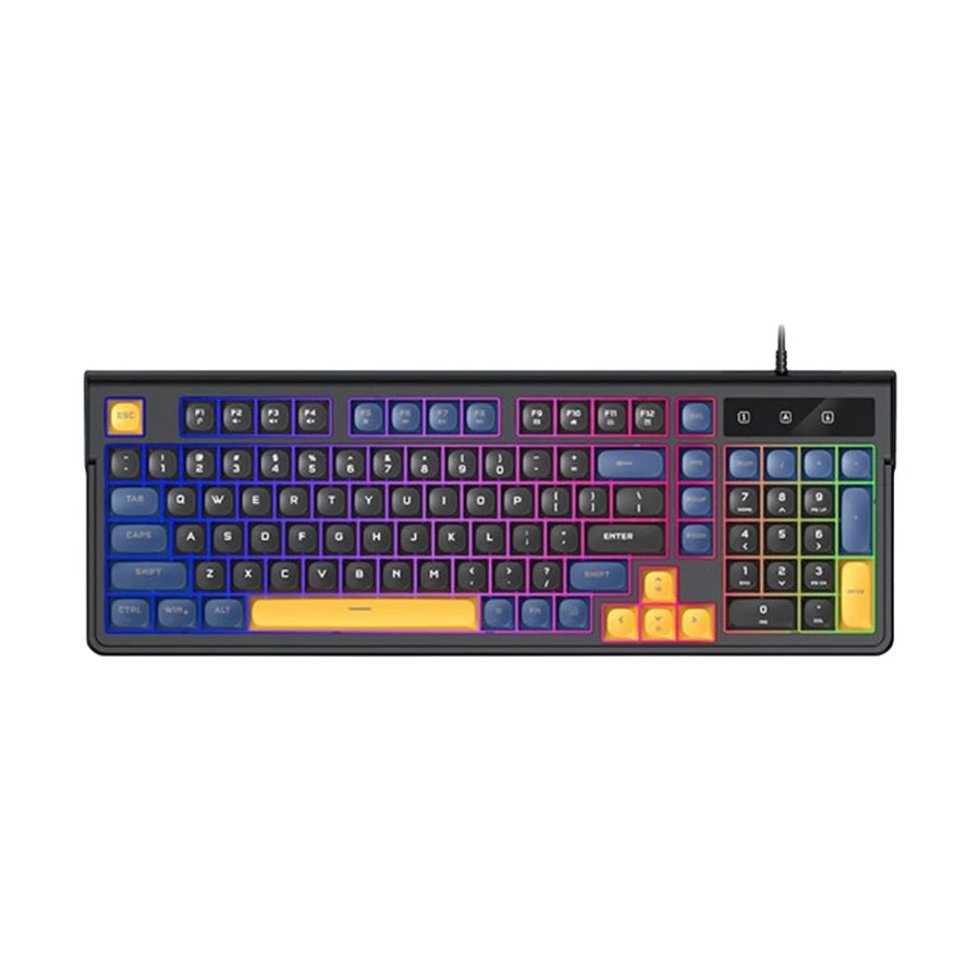 T-WOLF T13 RGB Wired & Blue Gaming Keyboard
