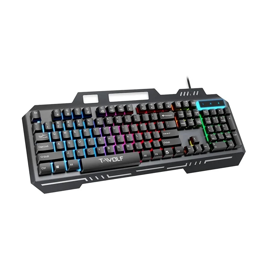 T-WOLF T16 RGB Wired Gaming Keyboard