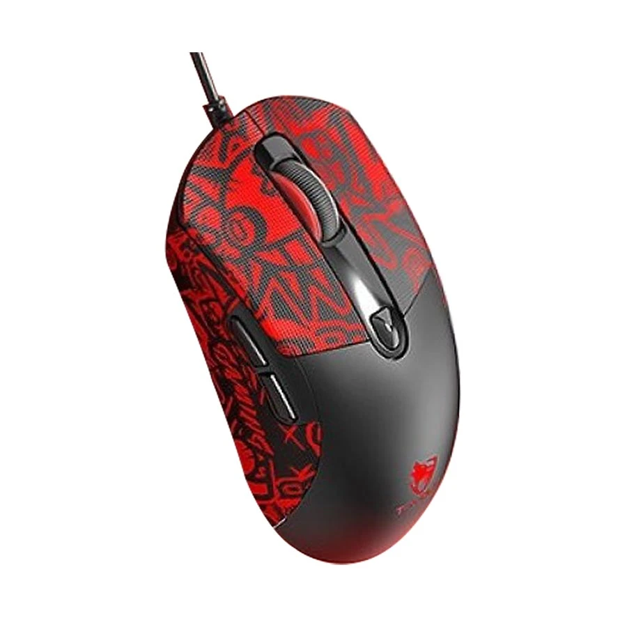 T-WOLF G550 RGB Wired Gaming Mouse With Red Gengar Kuromi Sticker