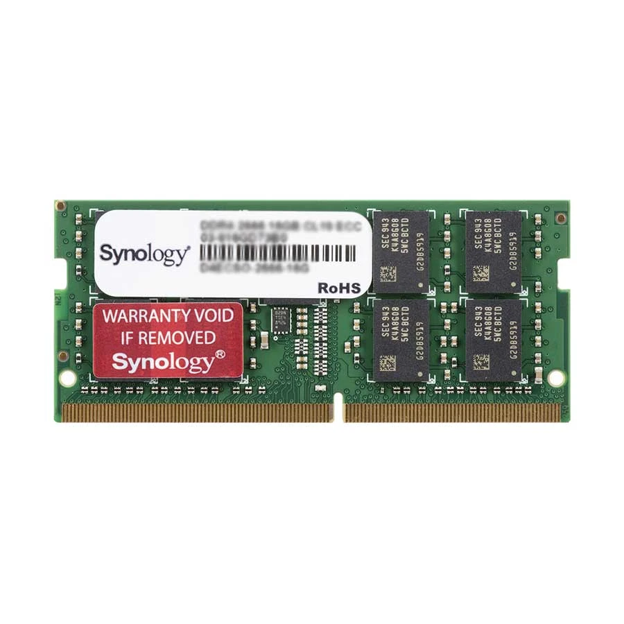 Synology 16GB DDR4L 2666MHz SO-DIMM ECC Unbuffered Server RAM #D4ECSO-2666-16G