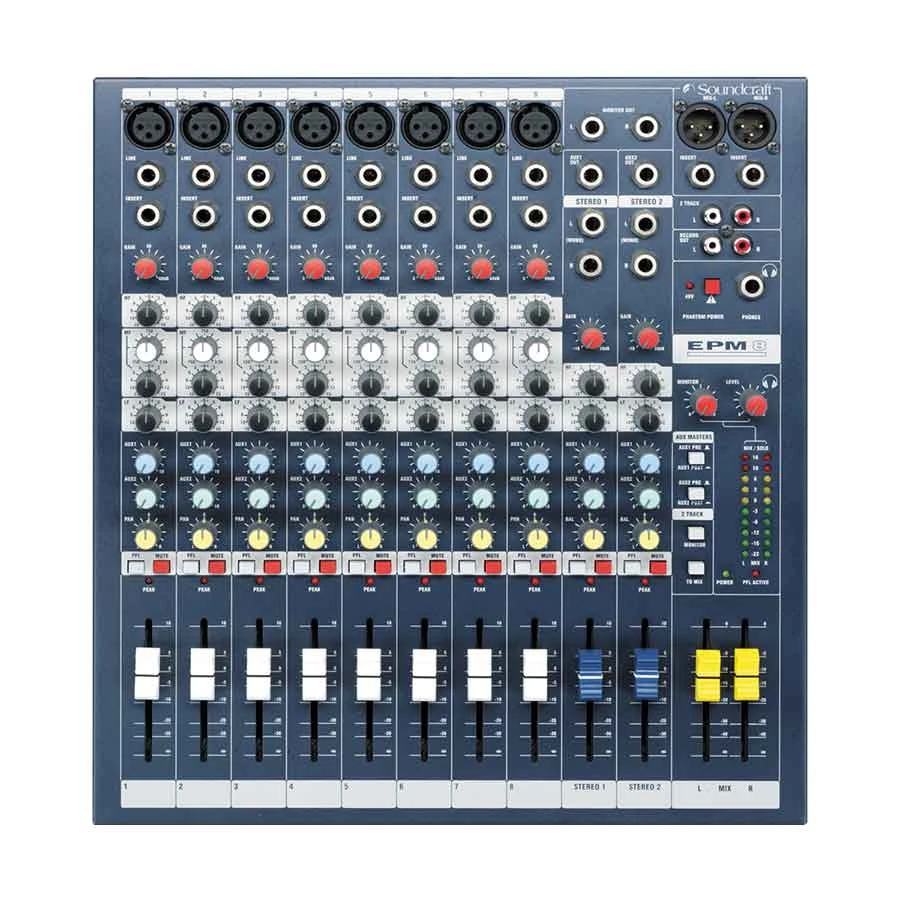 Soundcraft EPM8 8 Channel Mixing Console