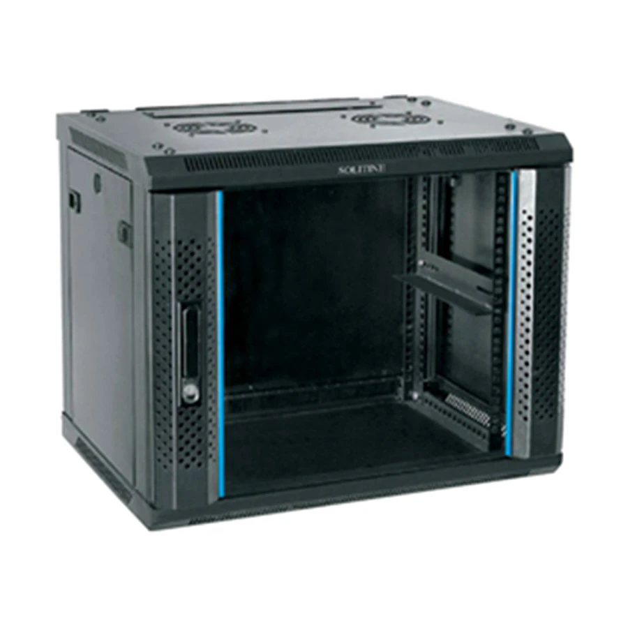 SOLITINE SOL-265-9U 9U 600x450 Wall Mount Server Cabinet