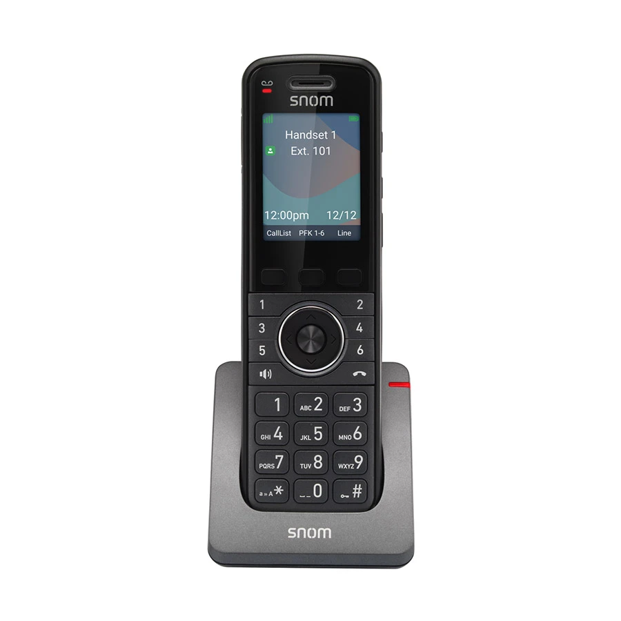 SNOM M55 Cordless DECT IP Phone with Cradle without Adapter