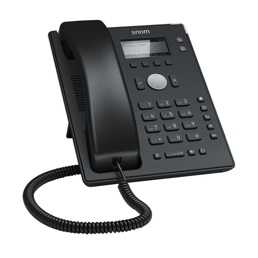 SNOM D120 2-SIP PoE Desk IP Phone Set without Adapter