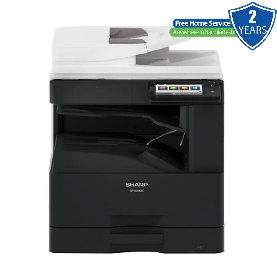 Sharp BP-30M28 Automatic & White Multifunction Monochrome Photocopier (28ppm, Auto Duplex, LAN, RADF) - Two Years Free Home Service Anywhere in Bangladesh