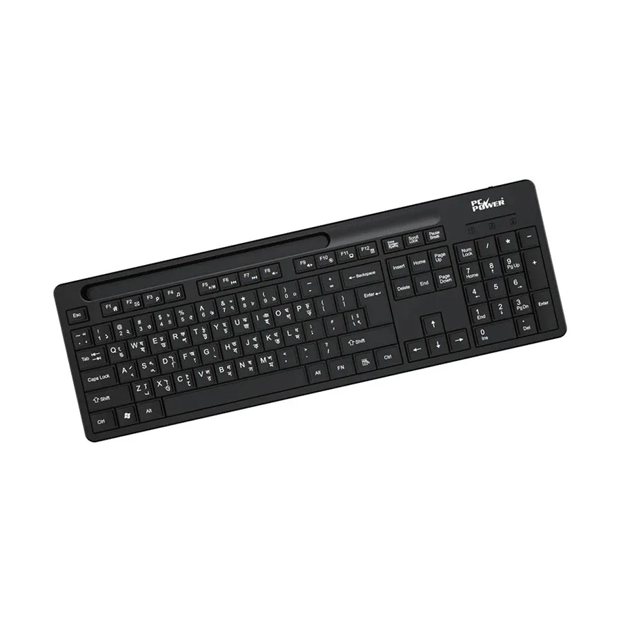 PC Power 603 Wired Standard Office Keyboard with Bangla