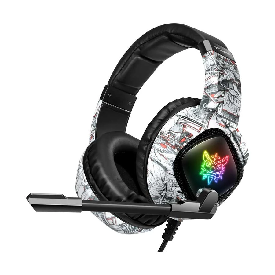 ONIKUMA K19 RGB Wired Camou- Over Ear Professional Gaming Headphone