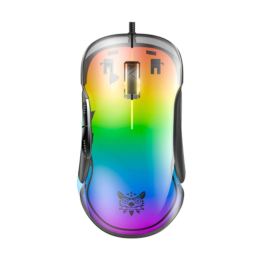 ONIKUMA CW925 RGB Wired Transparent Gaming Mouse