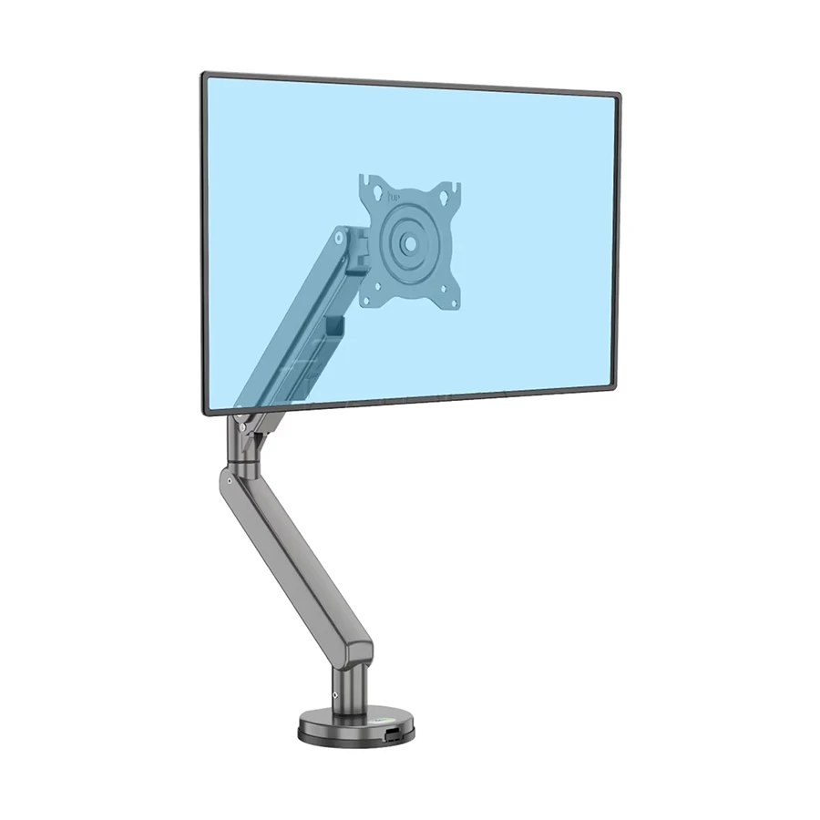 Kaloc DS120 17-32 Inch Adjustable Single Arm Monitor Desktop Mount Stand